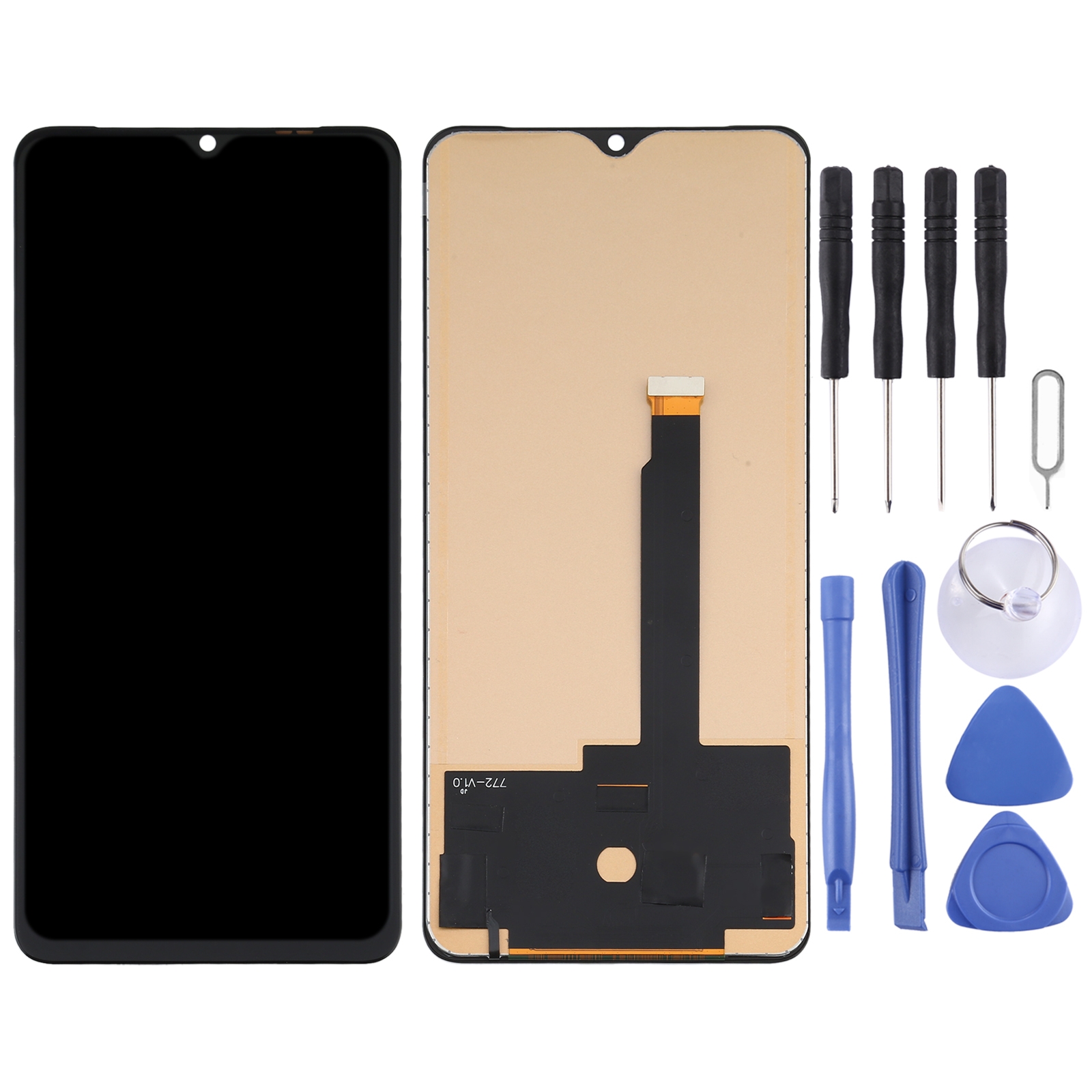 TFT LCD Screen for OPPO Reno ACE / Realme X2 Pro with Digitizer Full Assembly (Not Supporting Fingerprint Identification)(Own sale)