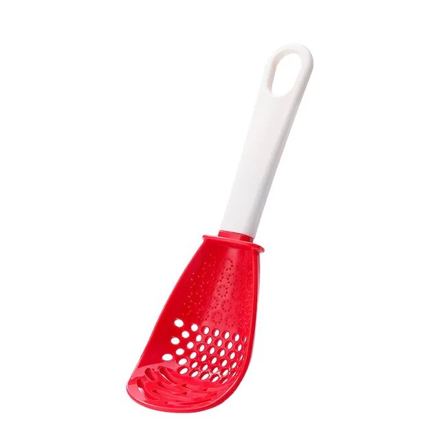 Yingke Multifunctional Cooking Spoon Kitchen Strainer Scoop To Cut Garlic Hanging Hole Innovative Potato Garlic Press Kitchen Accessory