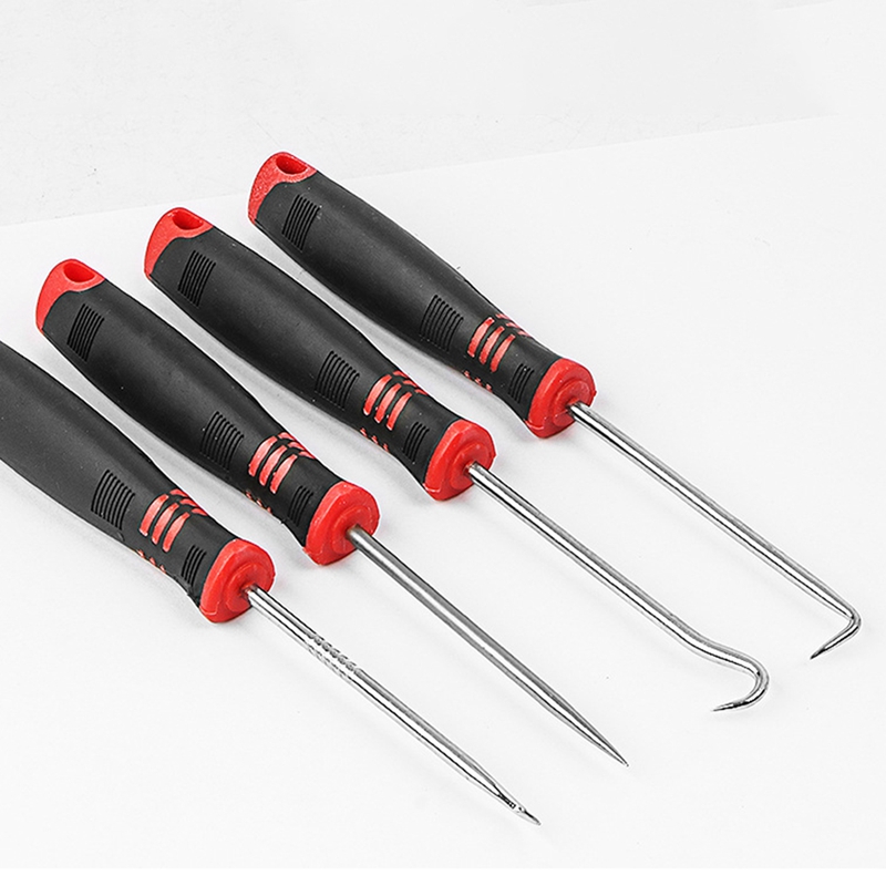 4-Pack Precision Hook and Pick Set for Automotive Hand Tools