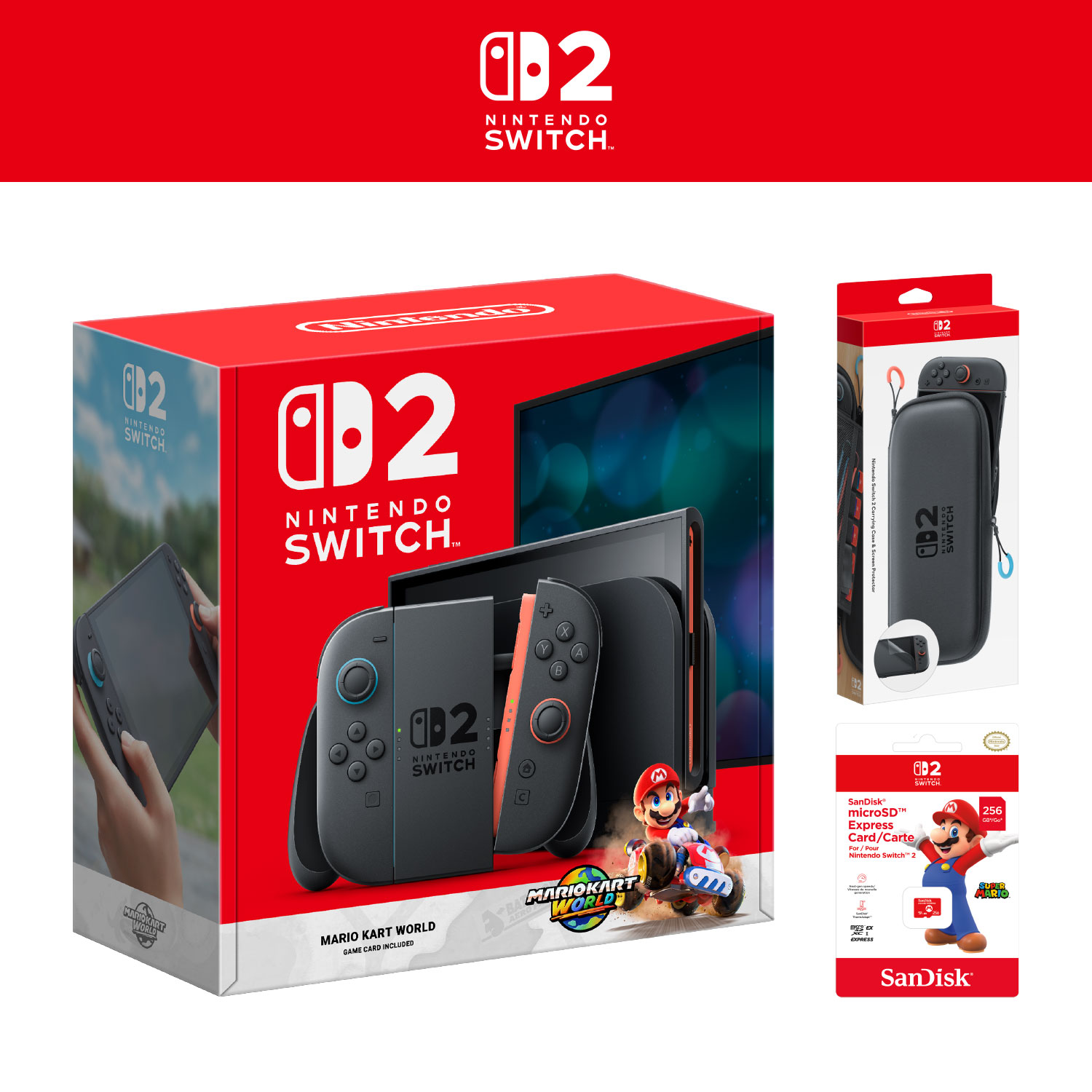Nintendo Official Store] Nintendo Switch 2 Starter Pack | Lazada
