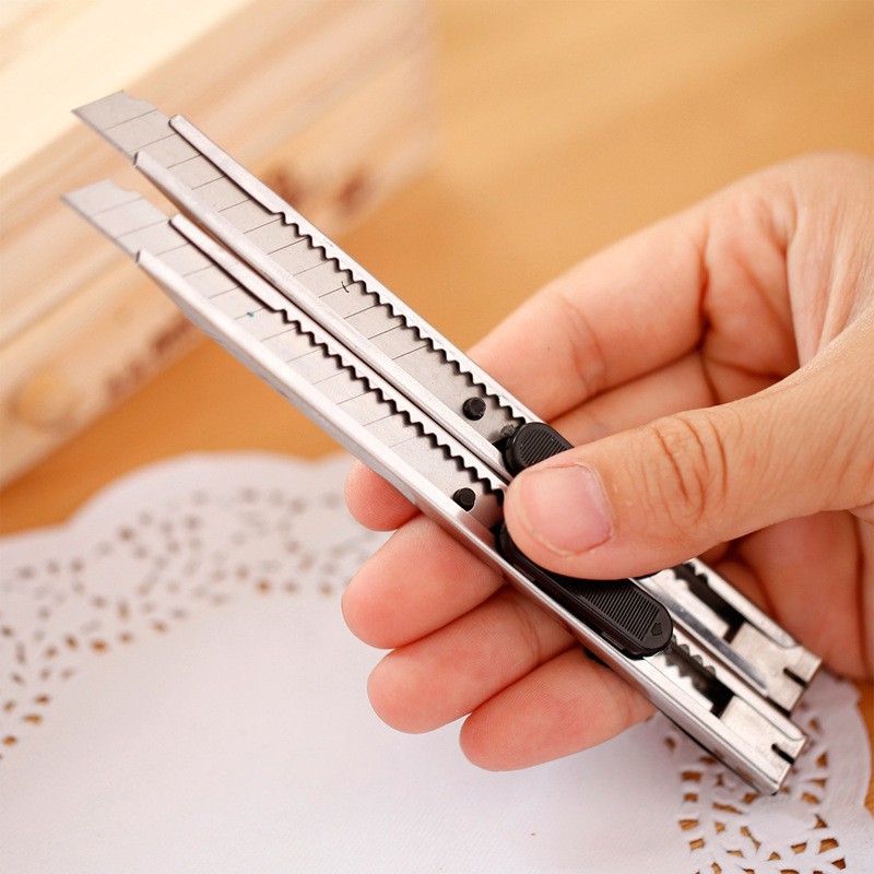 Dao rọc giấy mini inox tiện dụng