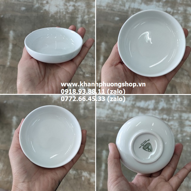 Chén đựng nước chấm sứ minh long - chén nước chấm sứ Minh Long