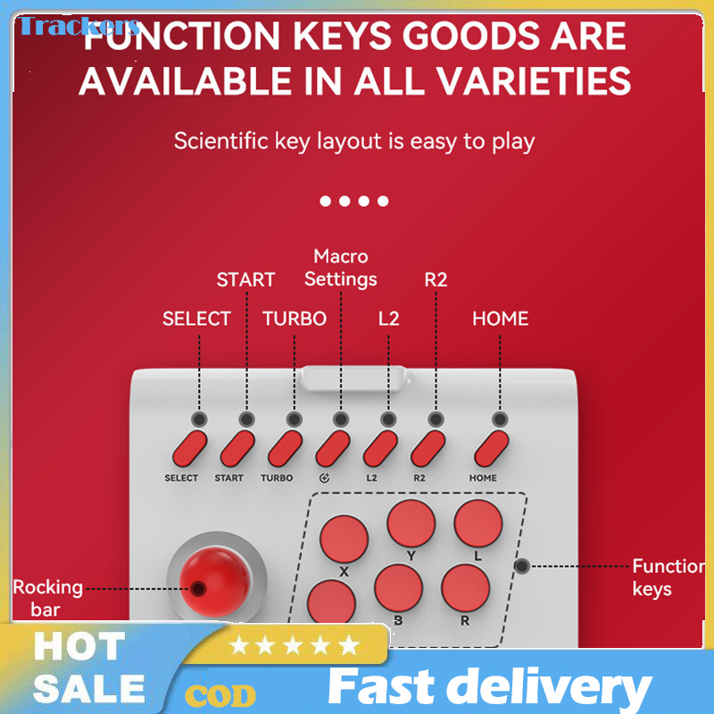 Y01 Arcade Fight Stick Joystick Game Controller Compatible For IPhone IOS Android PC Fighting Sticks【Returnable within 15 days】
