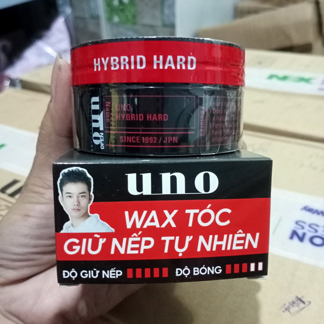 Sáp Vuốt Tóc Tạo Kiểu Nam Cao Cấp Uno 80g