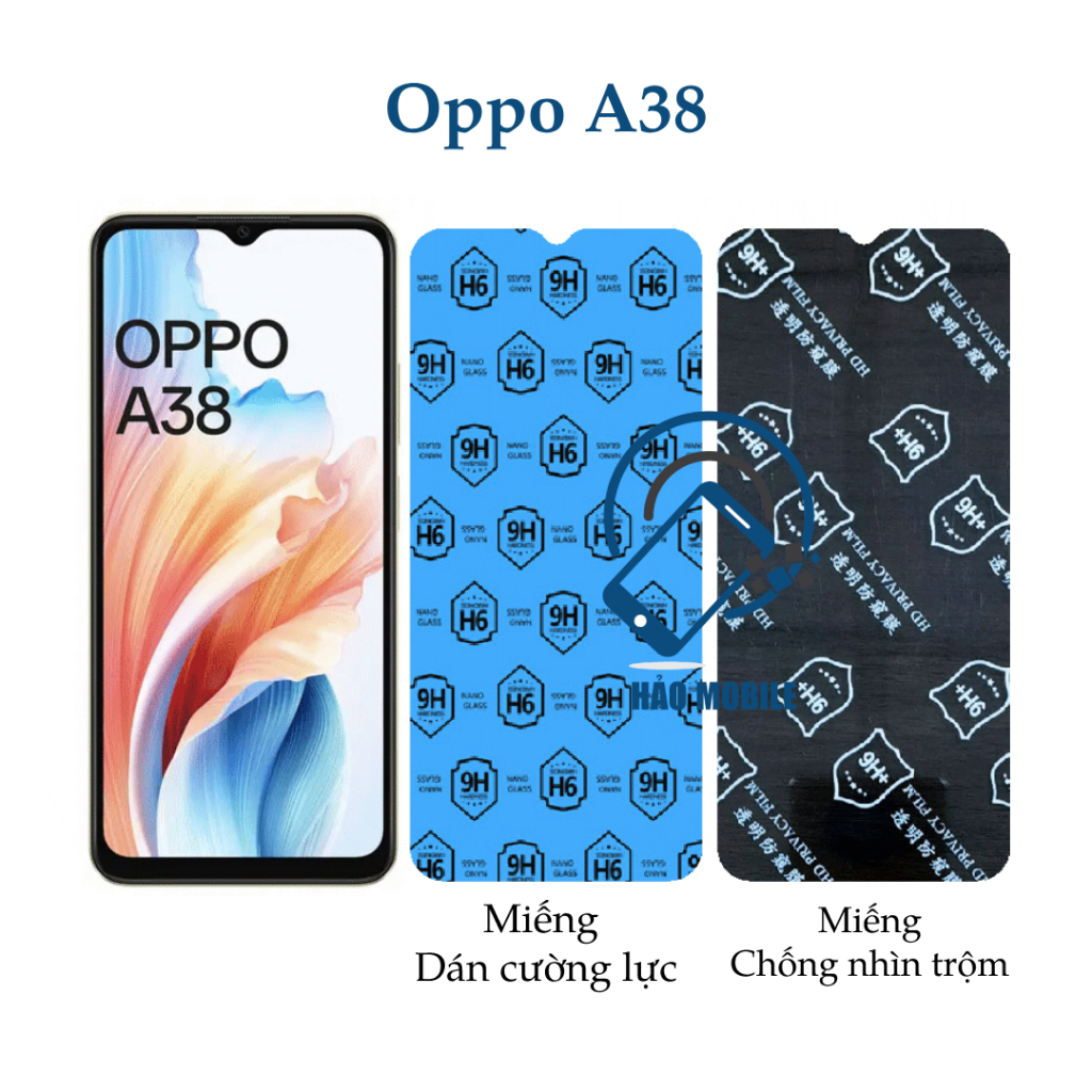 Dán cường lực dẻo nano Oppo A38