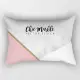 High quality beauty geometry letters pillow case rectangle bedroom pillow covers travel pillow cases cover size 50cm by 30cm. 