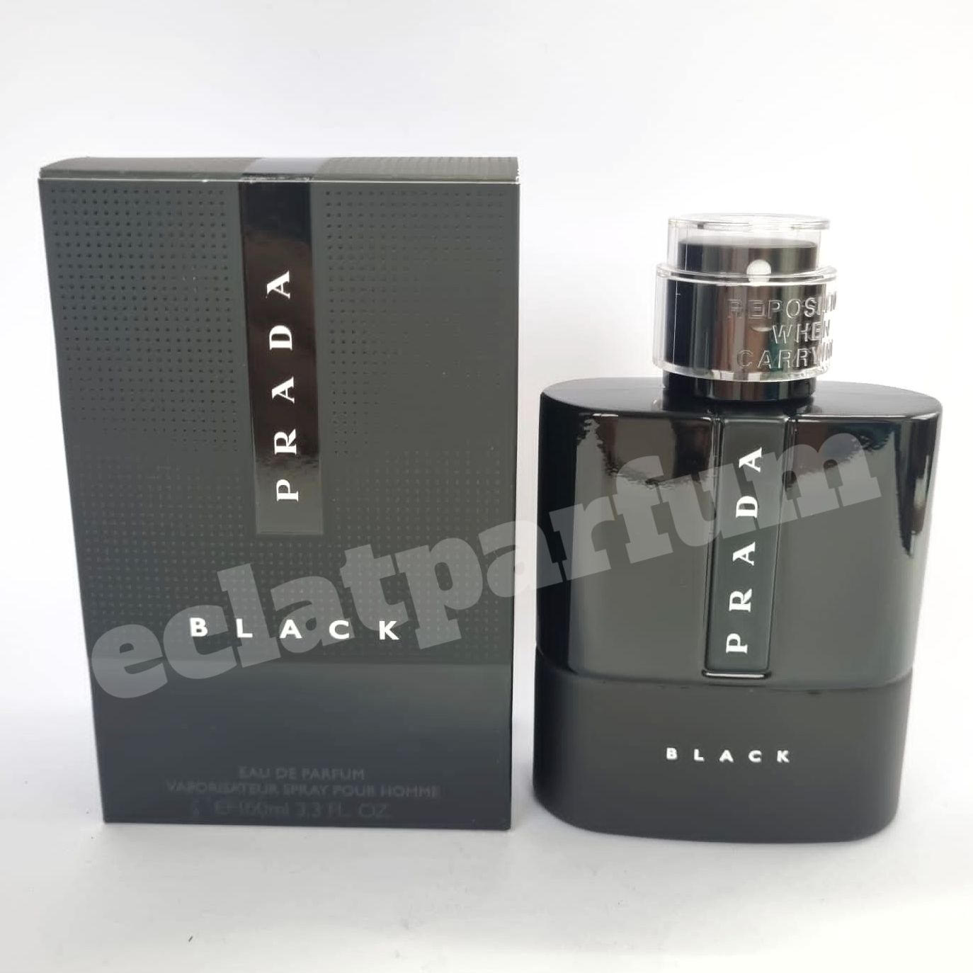 Prada Luna Rossa Black Eau De Parfum Spray 100ml [TESTER PACKAGING