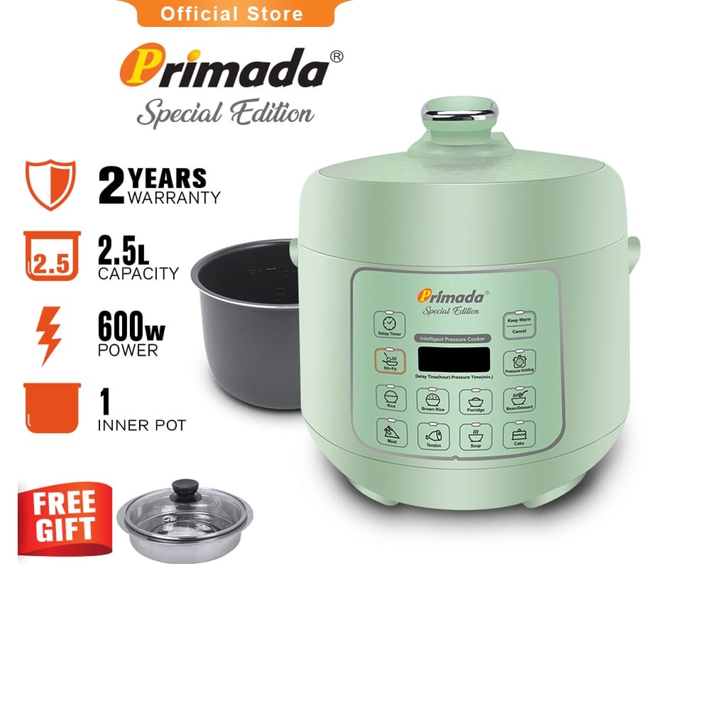 PRIMADA SPECIAL EDITION INTELLIGENT PRESSURE COOKER Capacity