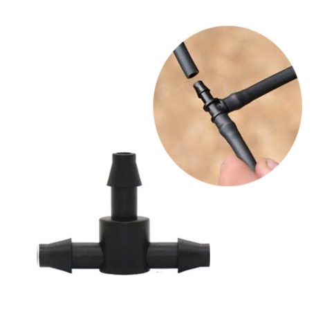 Tê chia ống 6mm đầu gài ( tê chia 3 ống 6mm )