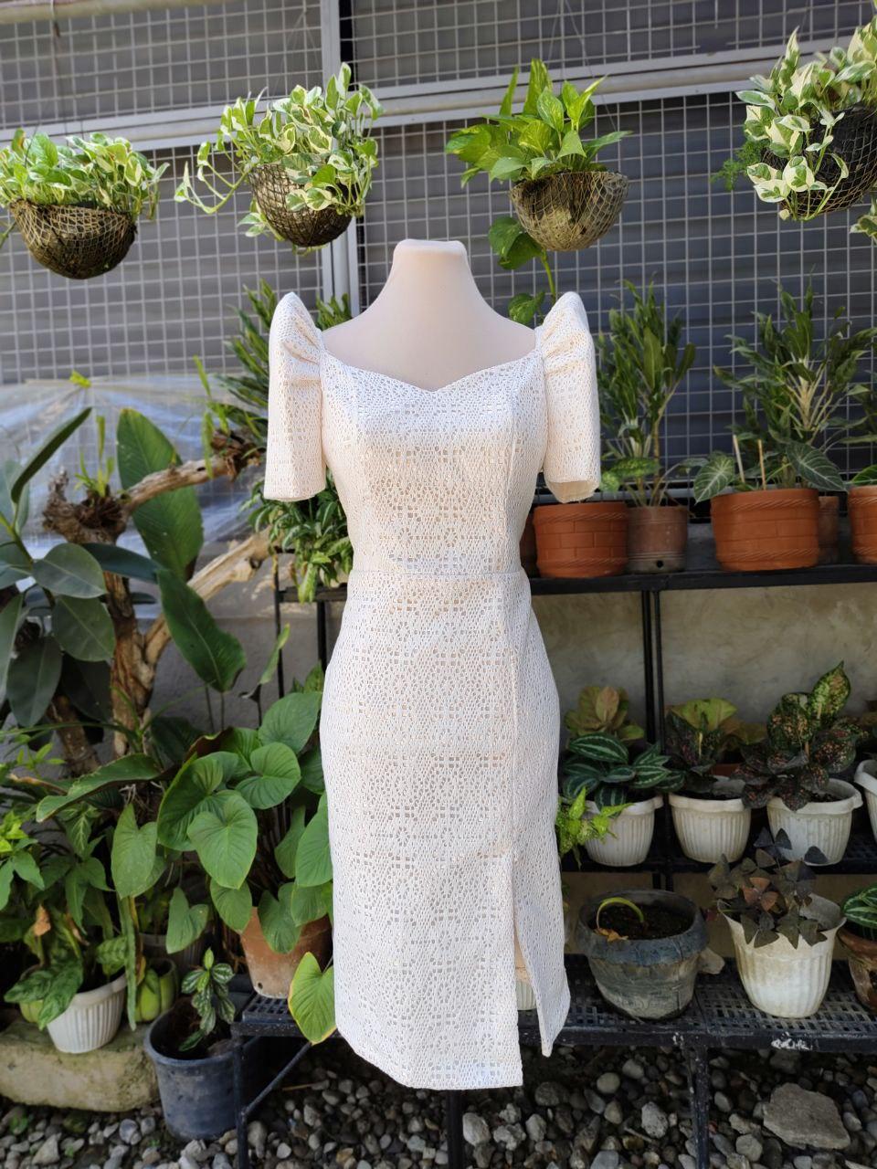 knee length modern filipiniana dress Modern Filipiniana Dress Lazada Gowns Filipiniana Dress Knee Length