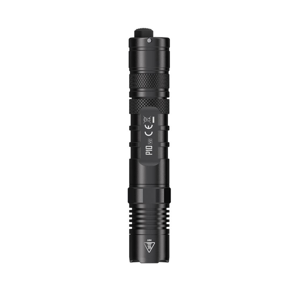 NITECORE P10 V2 Vision Powerful Upgrade Flashlight XP-L2 V6 White Light max 1100 Lumen beam throw 201 m Outdoor Sports Torch Without battery