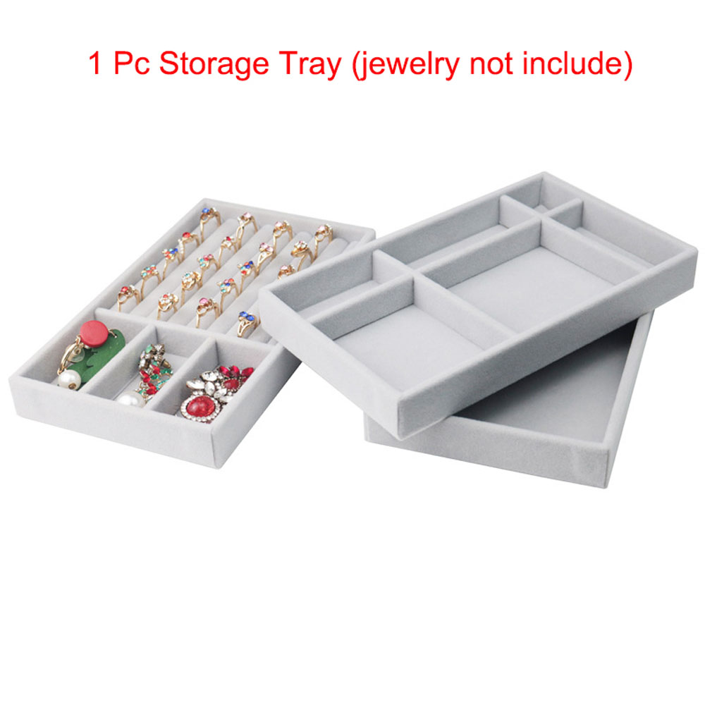 PULLBEAR Packaging 1Pc Gift Box Holder Display Tray Case Jewelry Case Jewelry Display Storage Box Organizer