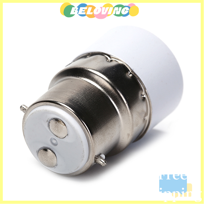 Beloving Flash Sale B22 to E14 Light Bulb Lamp Socket Base Extender Converter Adapter Holder