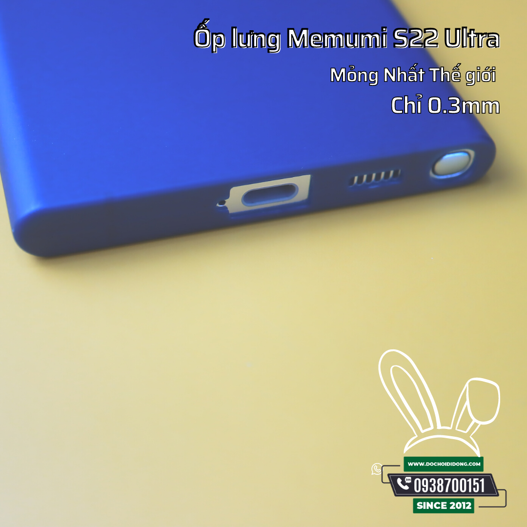 Ốp Lưng Samsung S22+ Plus Ultra Memumi Siêu Mỏng 0.3mm