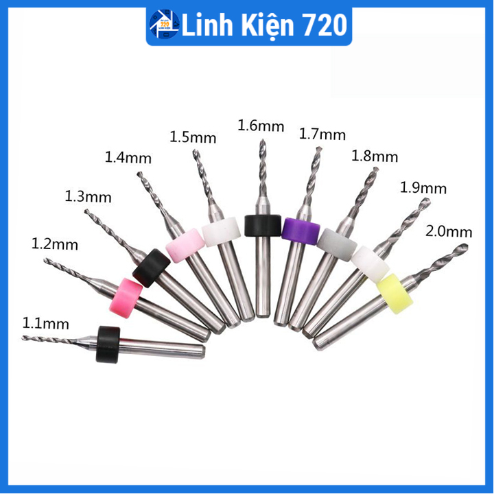 Mũi phay ngón CNC nhiều kích thước
