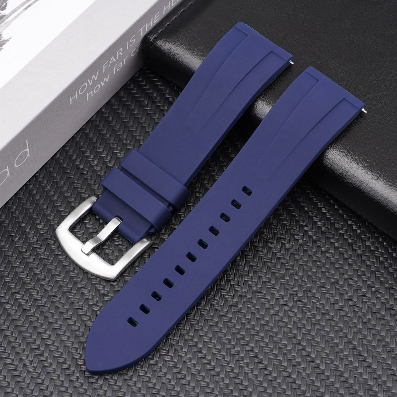 Xingchengec Silicone Smart Quick Release Strap Universal Strap With on/off Raw Lugs