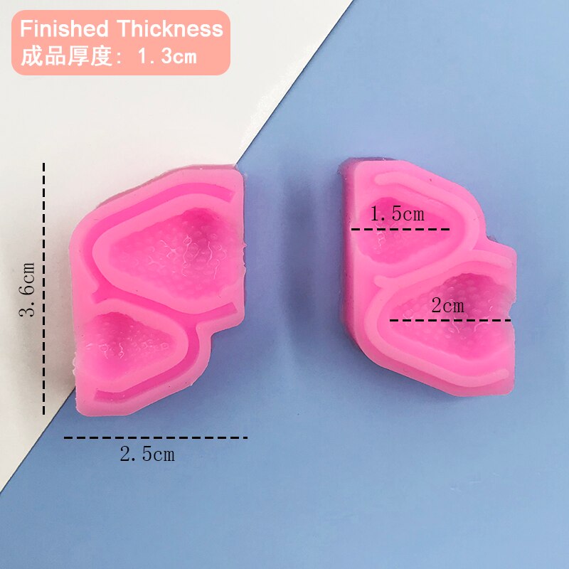 Fruit Strawberry Silicone Mould Fondant Chocolate Jelly Making Cake Tool  Decoration Mold Oven Steam Available DIY Clay Resin Art