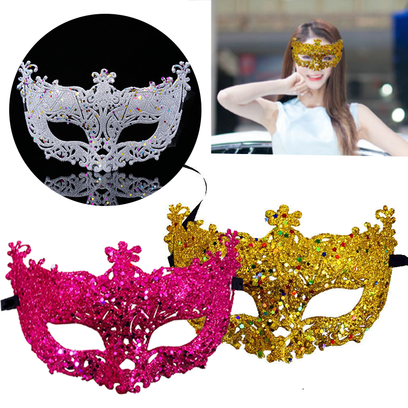 yurongfx Unisex Venetian Eye Mask Prom Mask Christmas Masquerade Mask