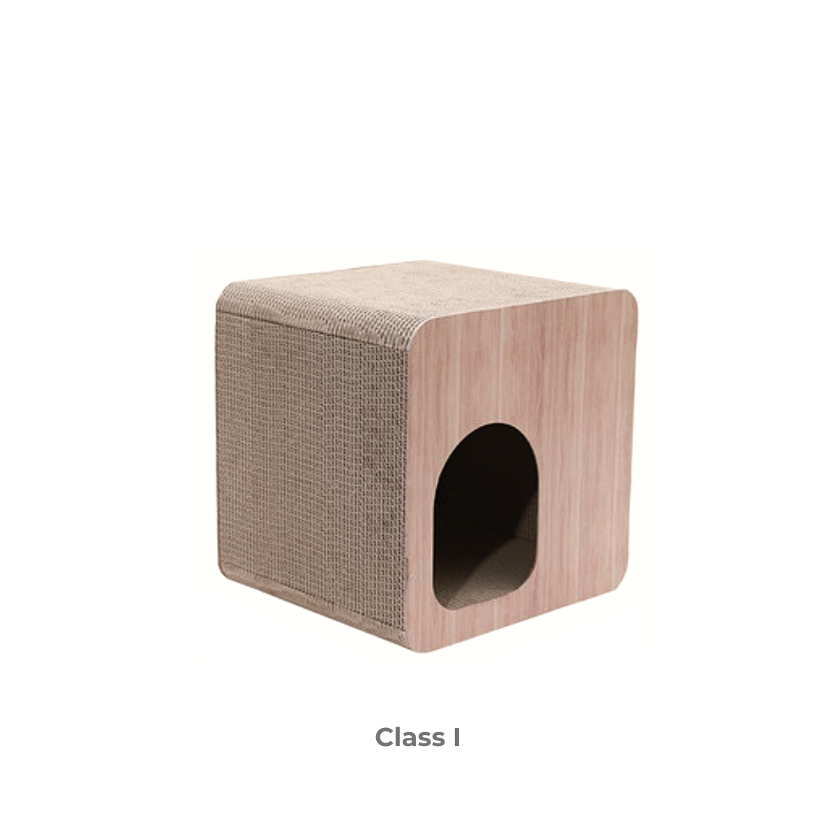 cat house and scratcher