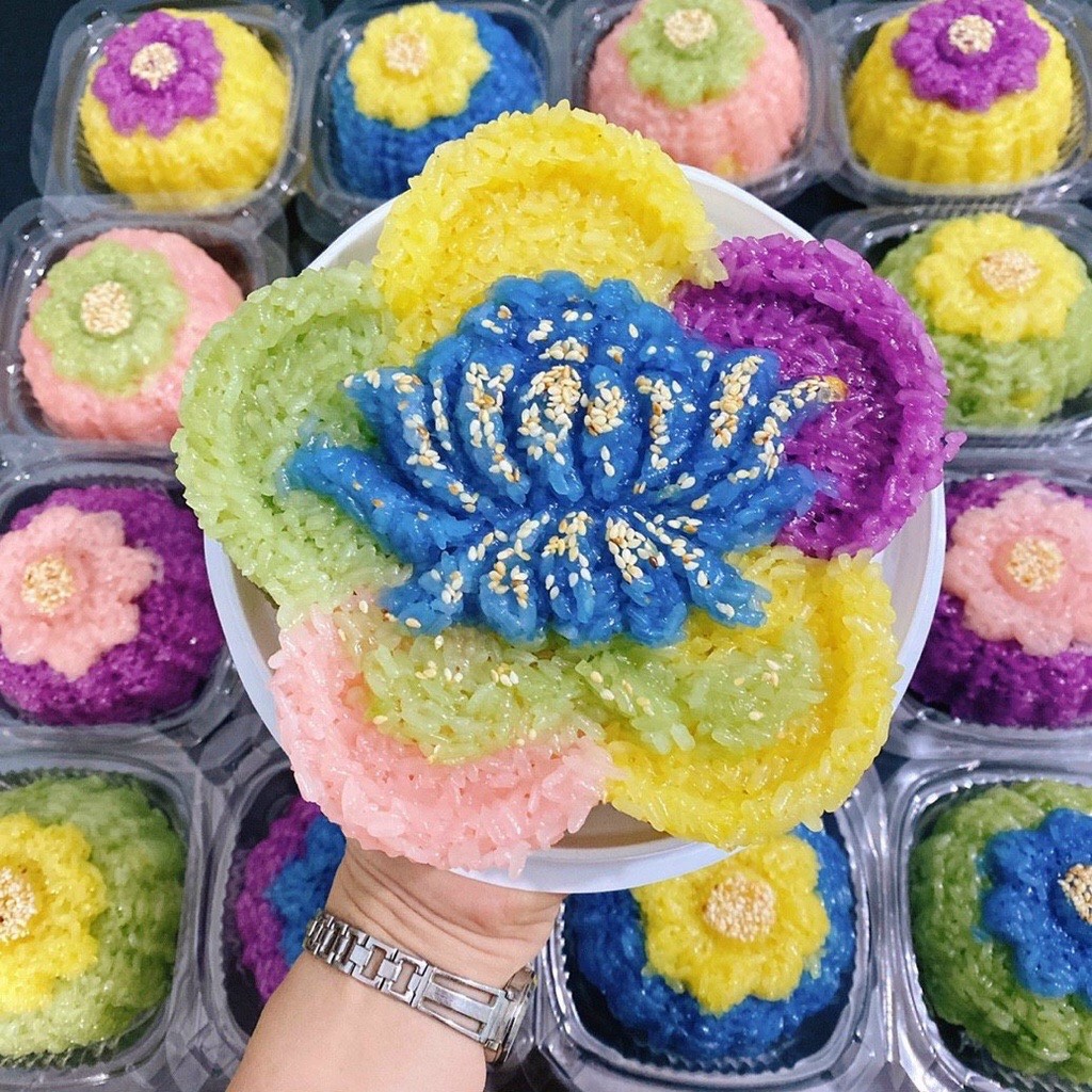 Khuôn Xôi Bông Mai - Hình Hoa Cúc 14 đến 16cm