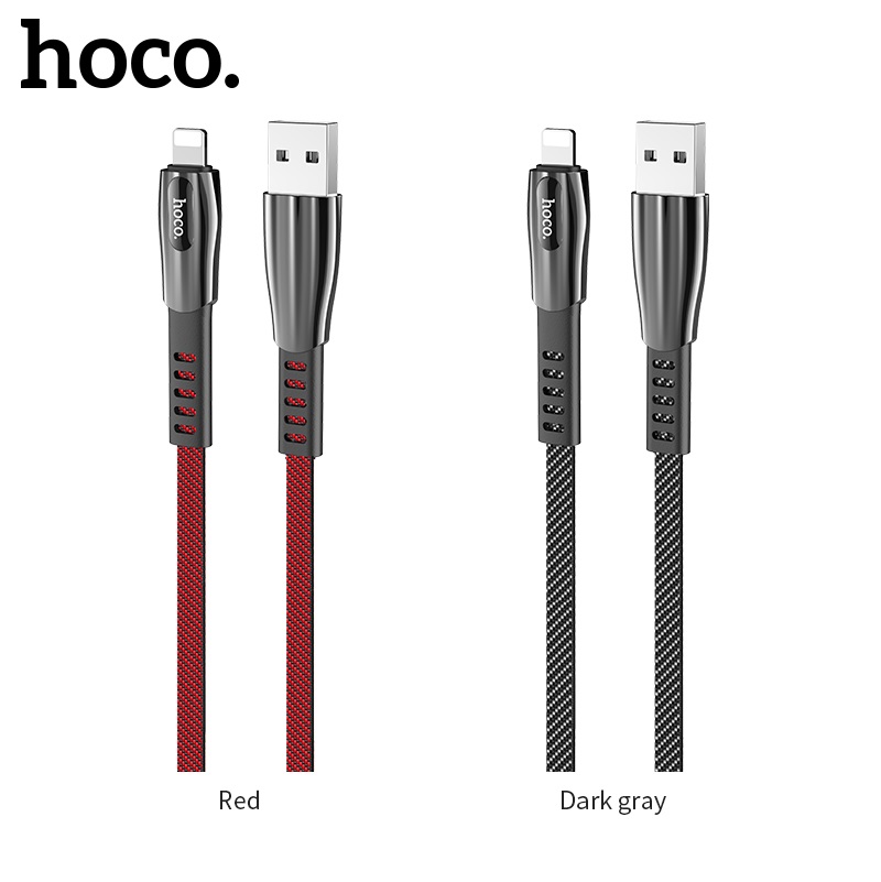 Cáp sạc nhanh 2.4a hoco u70 cổng lightning cho iphone