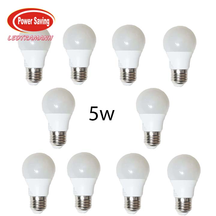 Combo 10 bóng đèn led 5w kín nước
