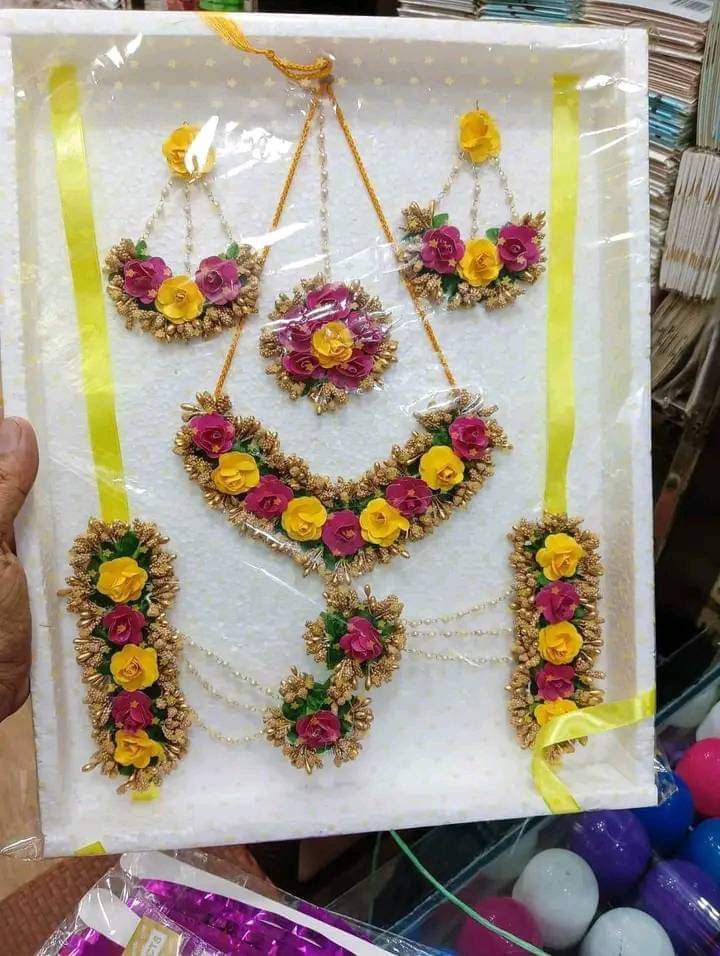 1 Set Handmade Flower Jewelry with Earrings | All Buy.
