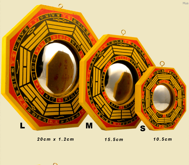 Gương bát quái lồi phong thủy