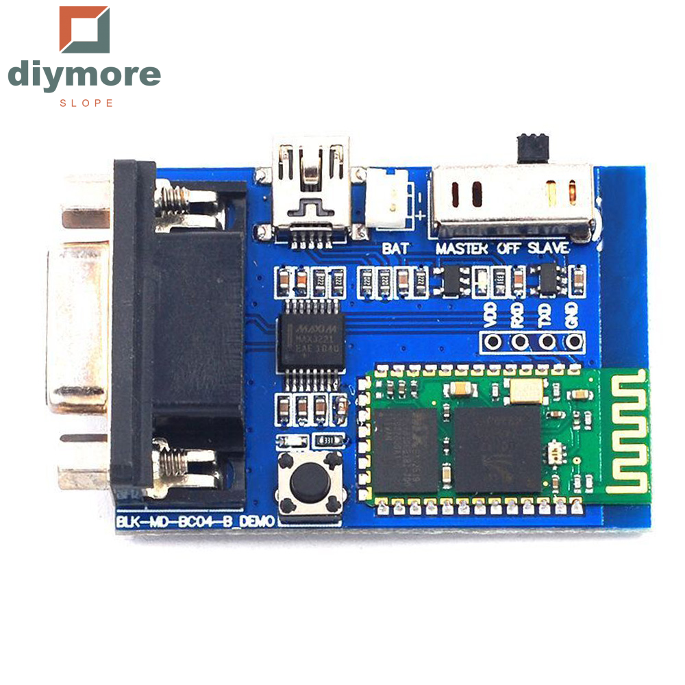 diymore slope BC-04 Bluetooth Serial Port Module Demo Version Wireless Serial Communication Wireless Serial Port RS232 Data Transmission Module