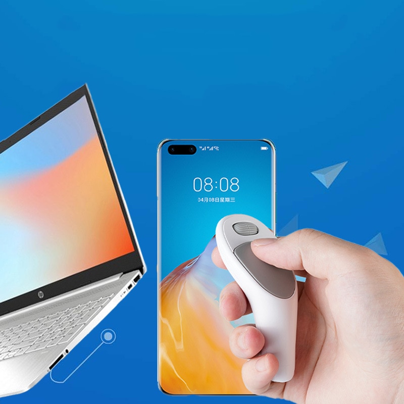 Chuột bluetooth không dây sạc Type-C Chuột công thái học điều khiển bằng cảm ứng ngón tay cái chuột mini cho điện thoại máy tính bảng [mới】 onsale