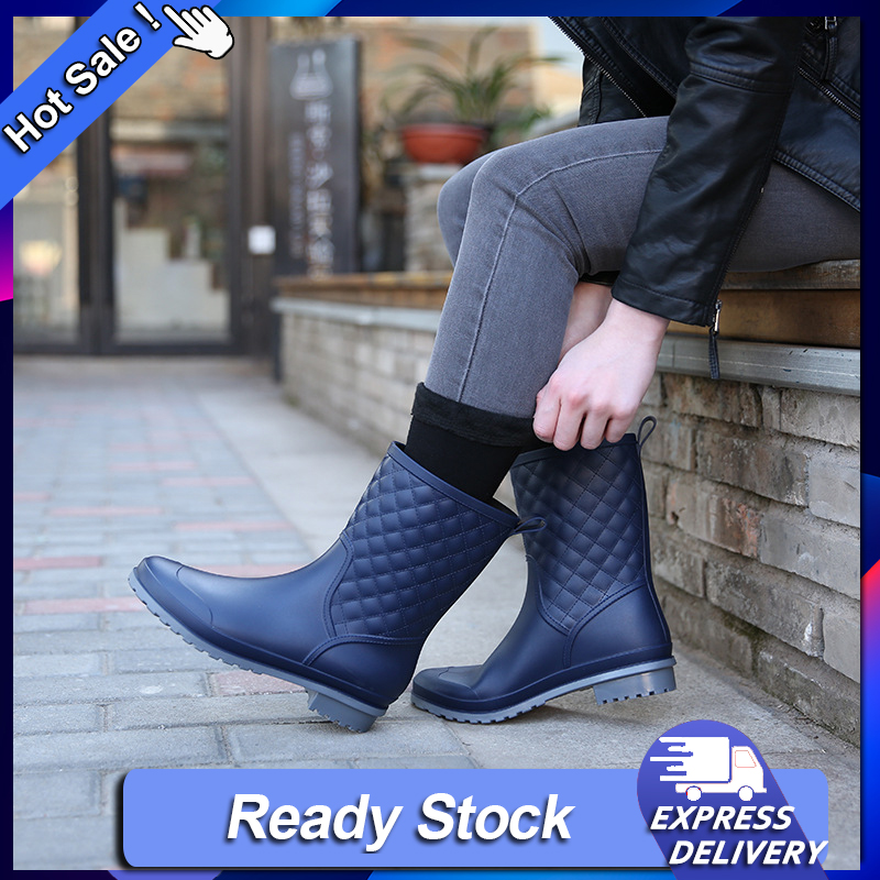 Women Non-slip Rain Short Boots Casual 