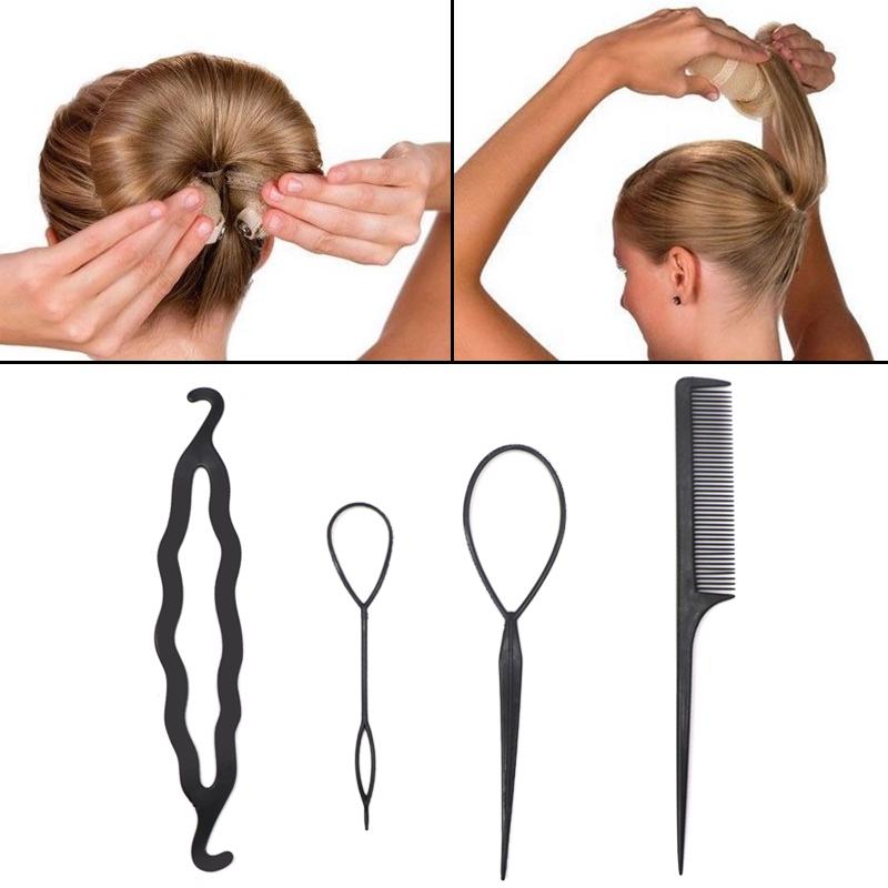 Combo 3 Bộ Dụng Cụ Búi Tóc Đa Năng – Kẹp Tạo Kiểu Tóc, Búi Tóc Đẹp Dễ Dàng / Dụng Cụ Làm Tóc, Búi Tóc Đẹp Trong 1 Phút