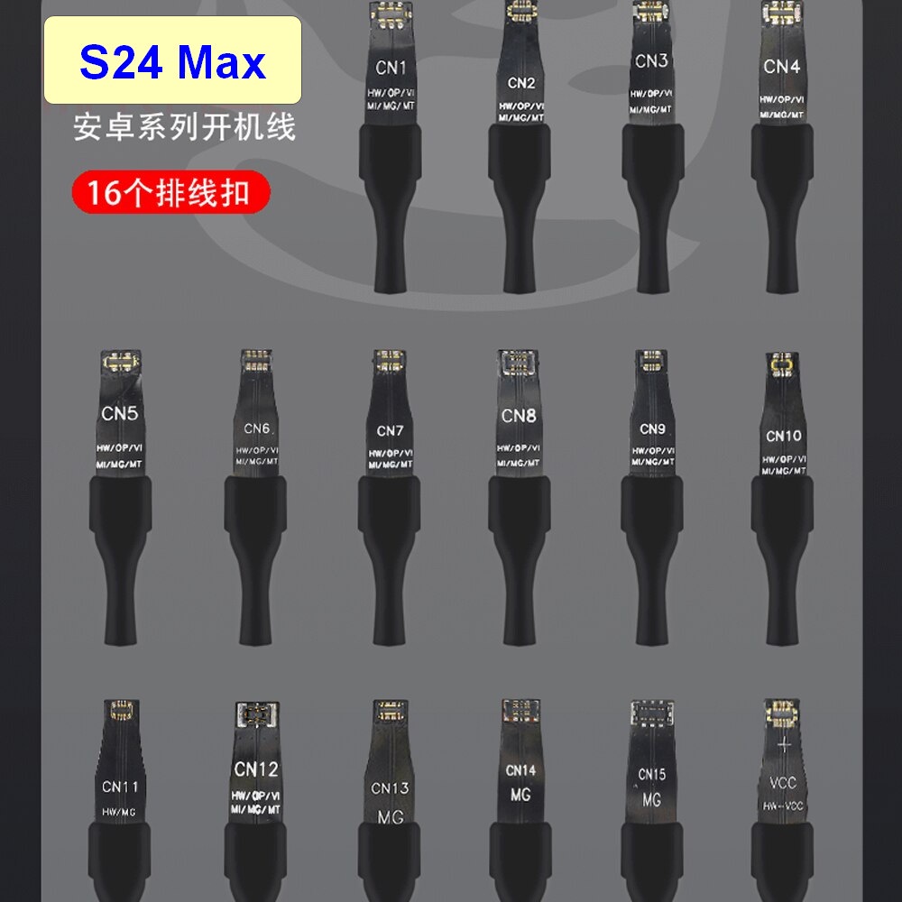 Dây cấp nguồn iP và Androi S24 Max (5S đến 14PM, 16 đầu Androi)