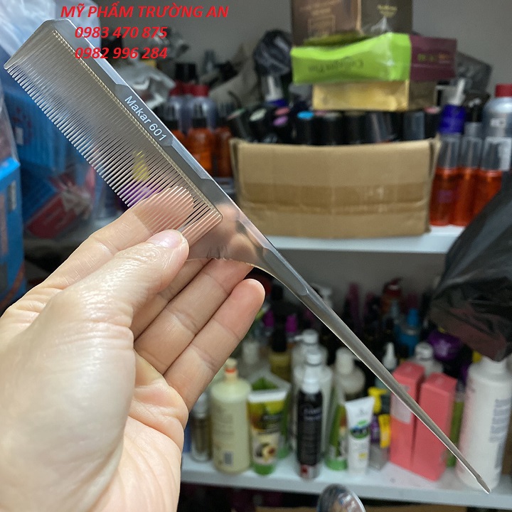 Lược chuôi nhọn chia tóc Makar-601 Chuyên Nghiệp