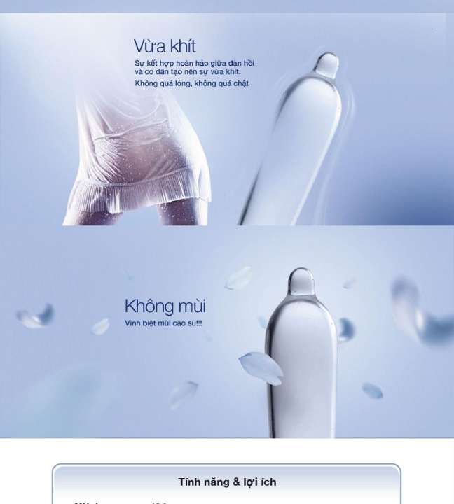 [CHE TÊN SẢN PHẨM] Bao cao su Durex Invisible Extra Thin cực siêu mỏng Hộp 10 BCS