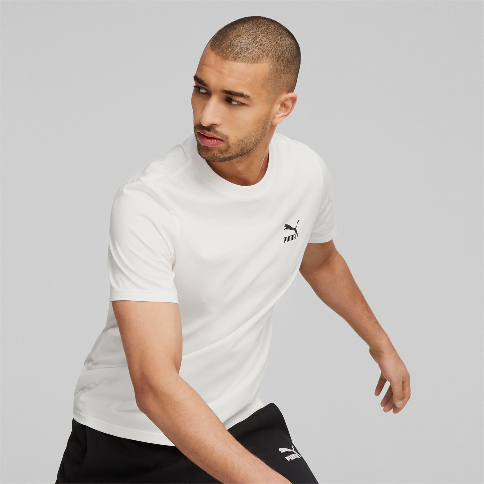 PUMA Áo thun thể thao nam Classics Small Logo - 53558702