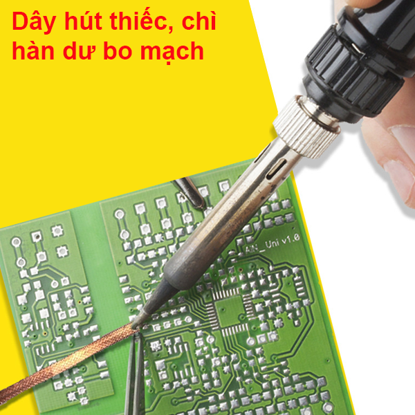 Dây đồng hút thiếc, hút chì hàn dài 1.5m