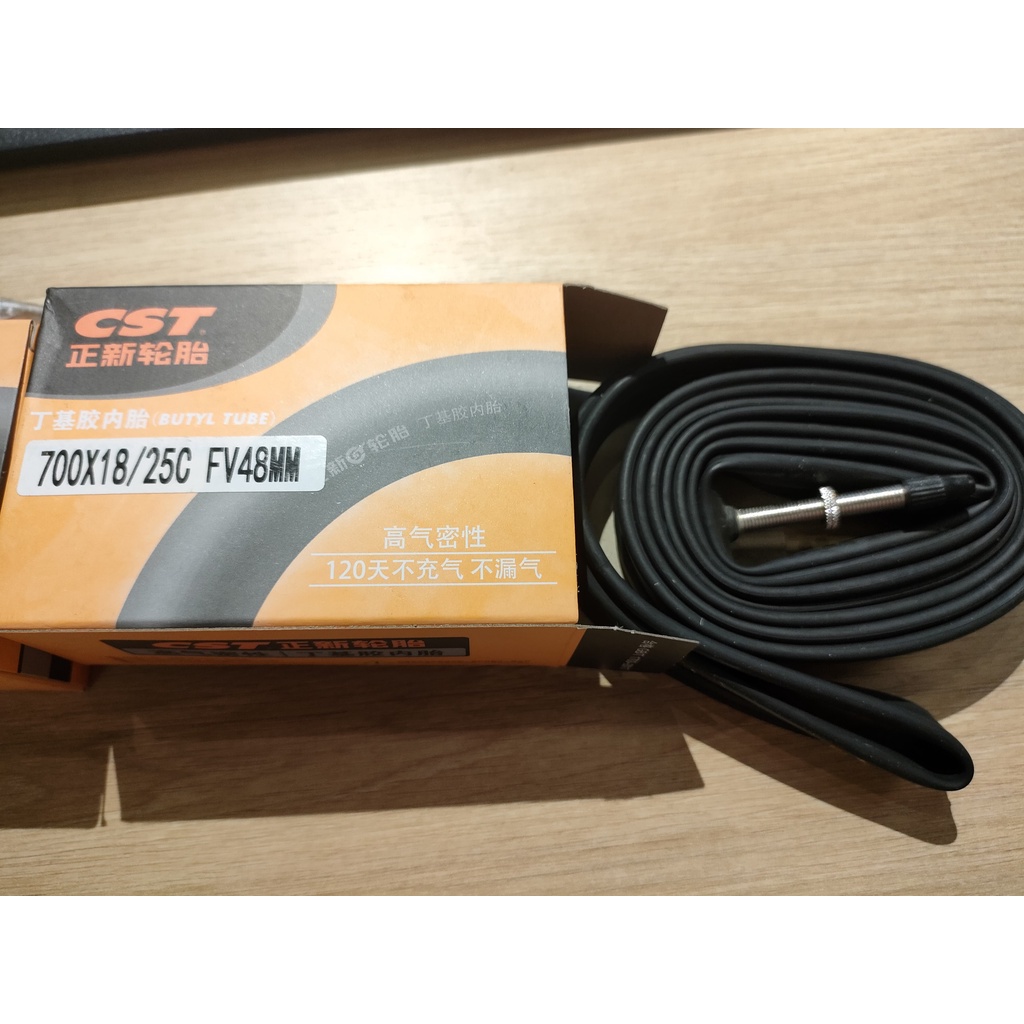 Xăm xe đạp cst 700x18-25C 48mm van gạo
