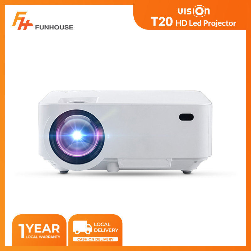 T20 A4300 - HD Led Support 1080p, HDMI Portable Cinema, Projector Beamer | Lazada PH