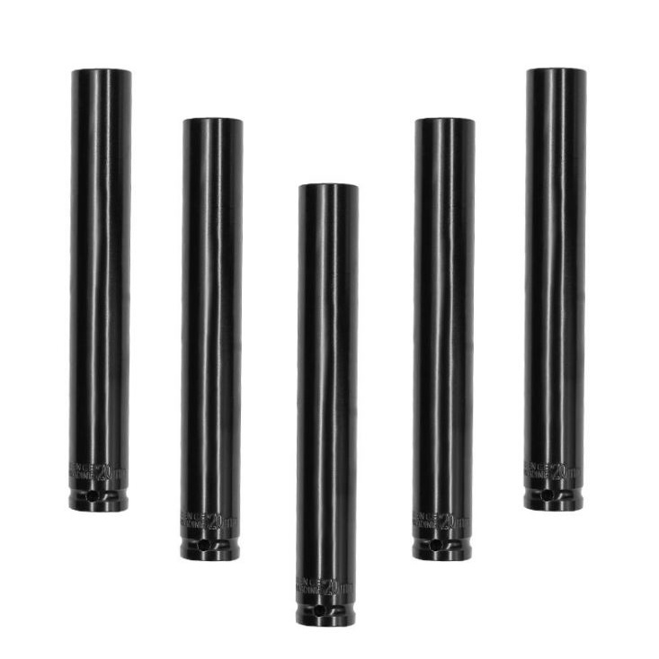 Đầu khẩu chân 1/2 cho máy siết bu lông và tay khẩu đủ kích thước dài 78mm và 200mm