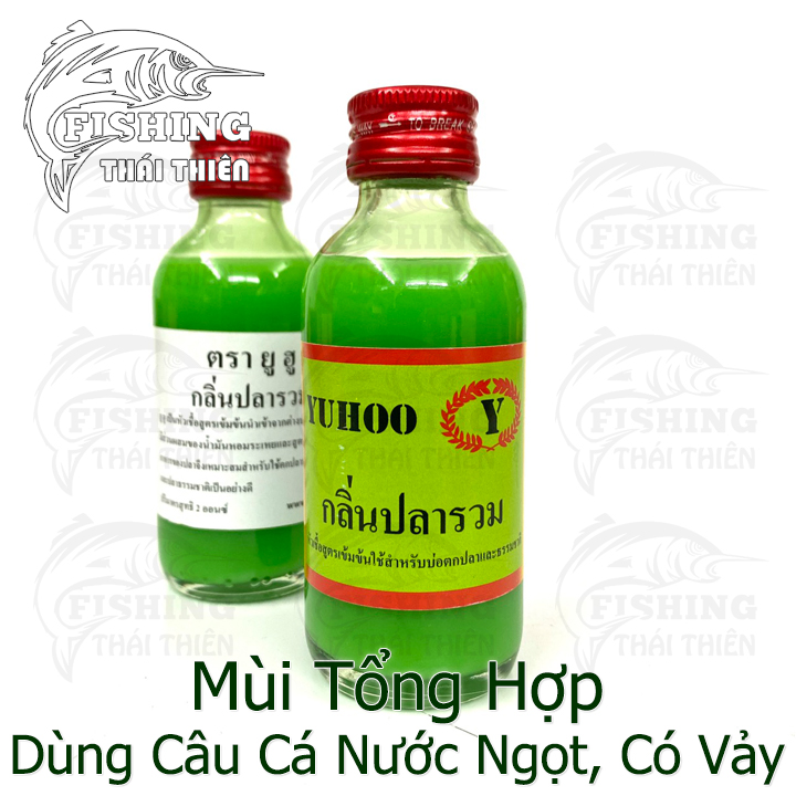 Tinh Mùi Câu Cá Thái Lan, Hương Tổng Hợp Thơm Tanh Dùng Câu, Dụ Cá Nước Ngọt Có Vảy Như, Chép, Rô Phi, Trắm, Trôi Siêu Nhạy Chai 58ml