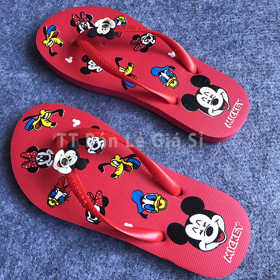 Dép quai kẹp nữ hình Mickey dễ thương