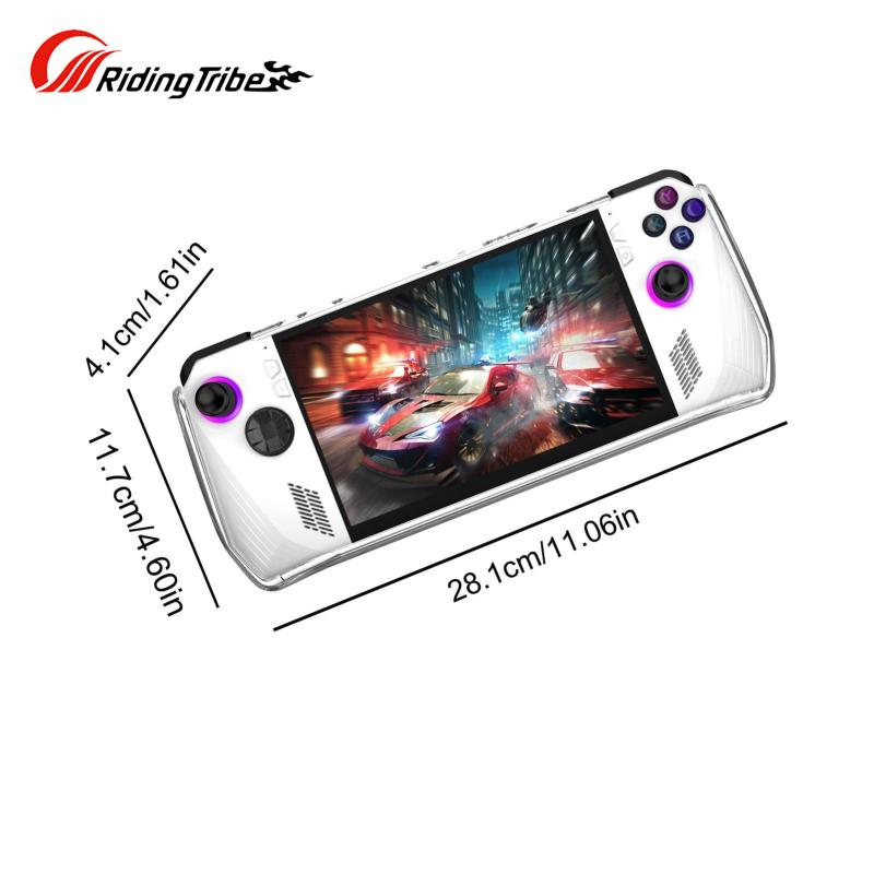 Riding Tribe TPU Case Protective Sleeve Compatible For Rog Ally Handheld Game Console Full Protection Drop-Proof Case