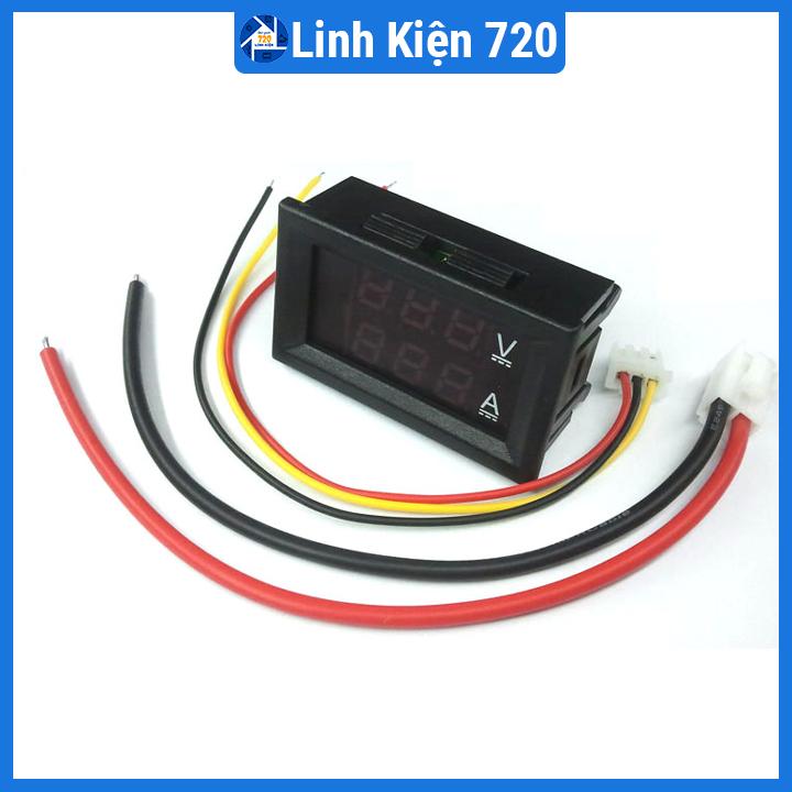 Module đo dòng áp DC 10A 100V, đồng hồ đo độ chính xác cao