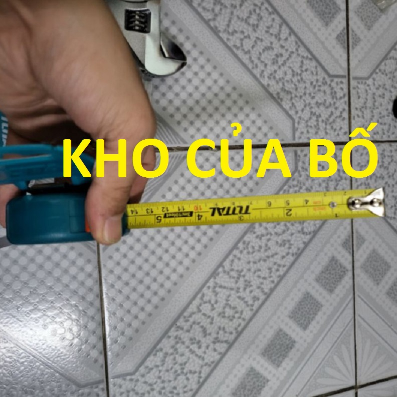 Thước kép thép nền vàng (3mx16mm) Total TMT126331
