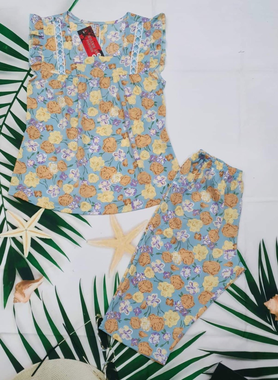 [40kg - 80kg] Đồ Bộ Măc Nhà, Đồ Bộ Nữ Lửng Mango Bigsize