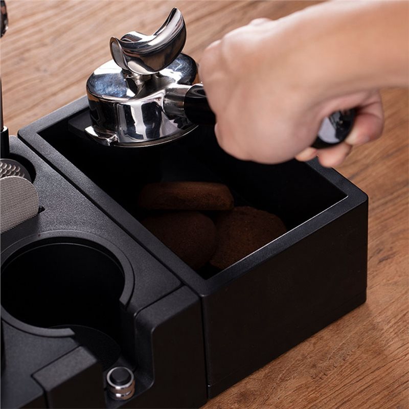 Espresso Knock Box Coffee Tamper Holder 51-58mm General Multifunctional Coffee Tamper Stand Multipurpose Coffee Tool.