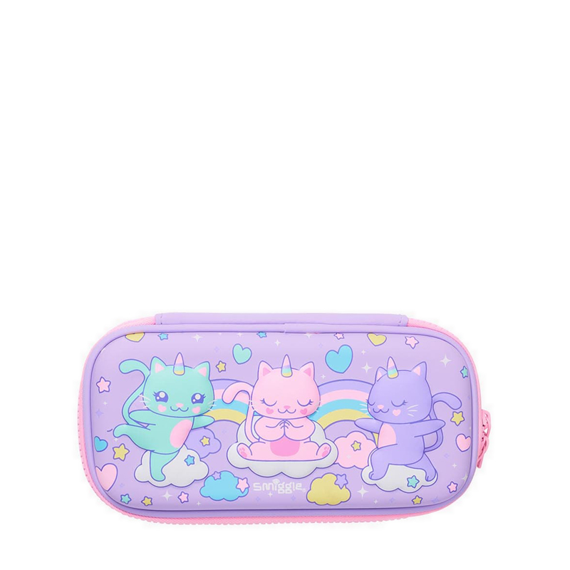 Smiggle Energetic Small Hardtop Pencil Case IGL454636LIL Kasus