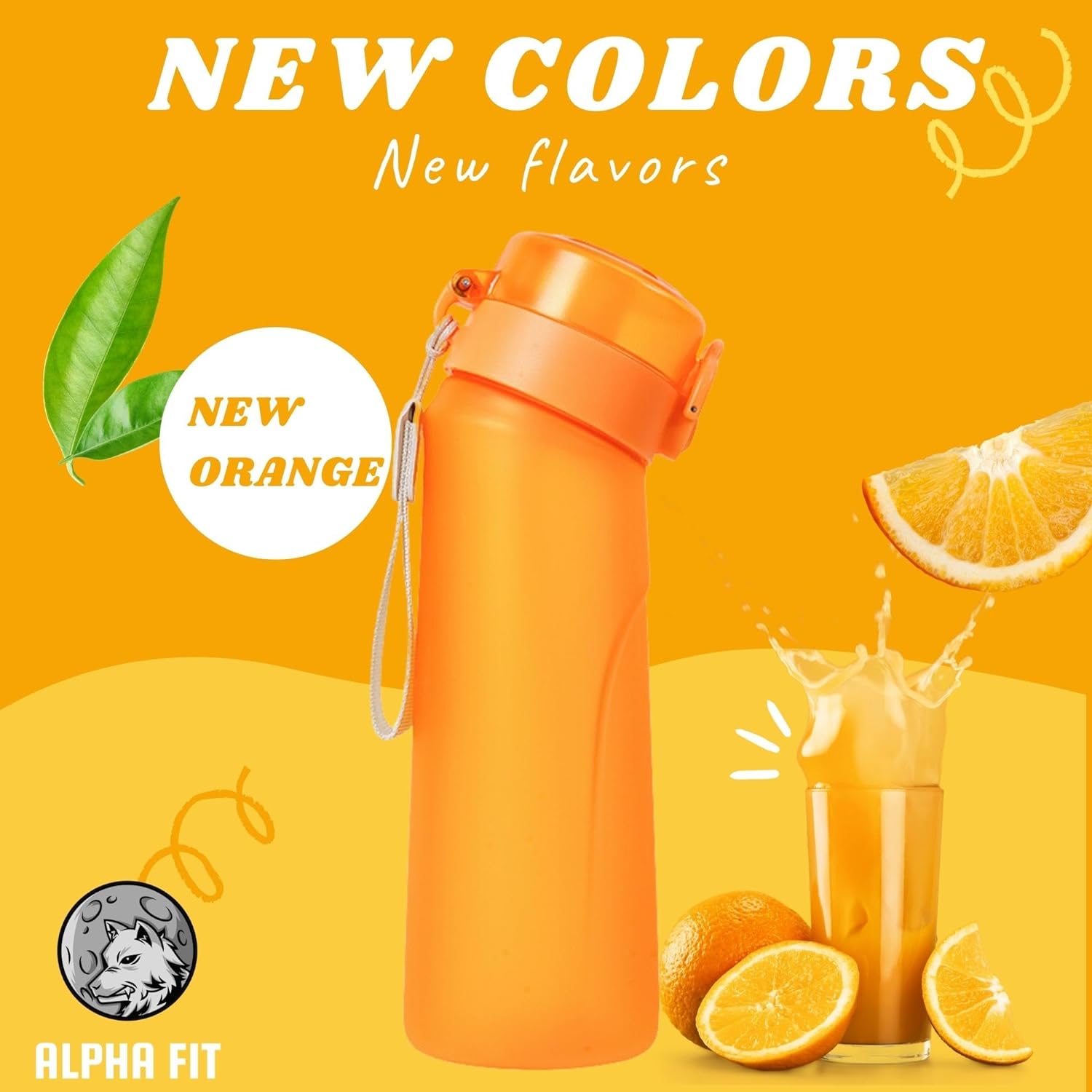 Flavored Water Bottle, Air Up Water Bottle with Flavor Pods, Air Up Flavor Water Bottle, Water
