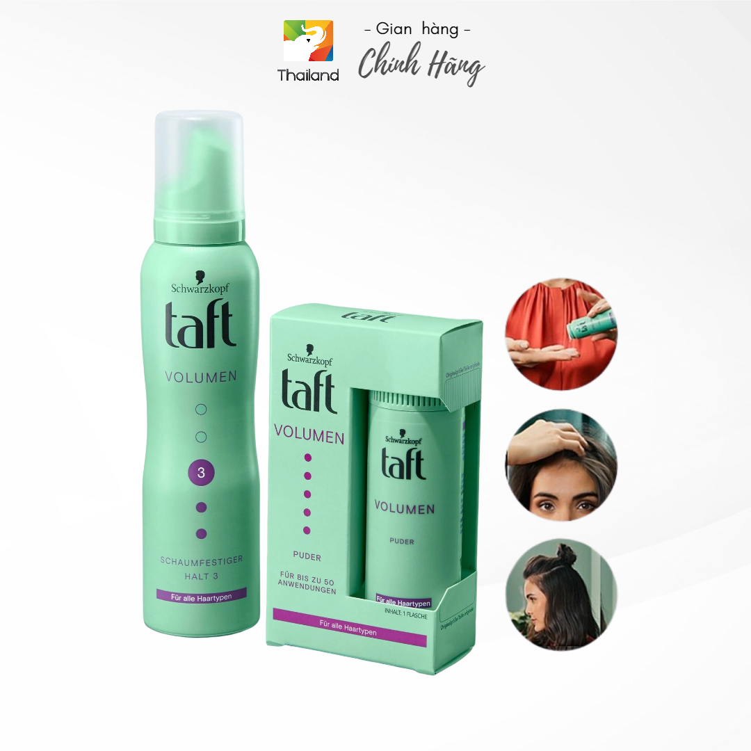 Bột giữ nếp làm phồng tóc Schwarzkopf Taft Volume Powder